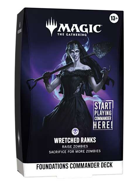 Mazo Commander Wretched Ranks Foundations Inglés - Magic The Gathering