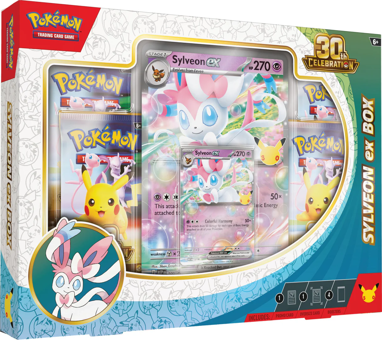 Pokémon TCG: Caja Sylveon ex – 30.º Aniversario (RESERVA 100% ASEGURADA)