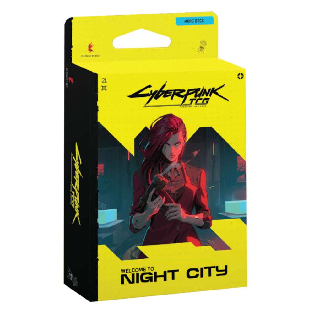 Cyberpunk TCG: Welcome to Night City (Beta) – Starter Deck «The Heist» (Inglés)