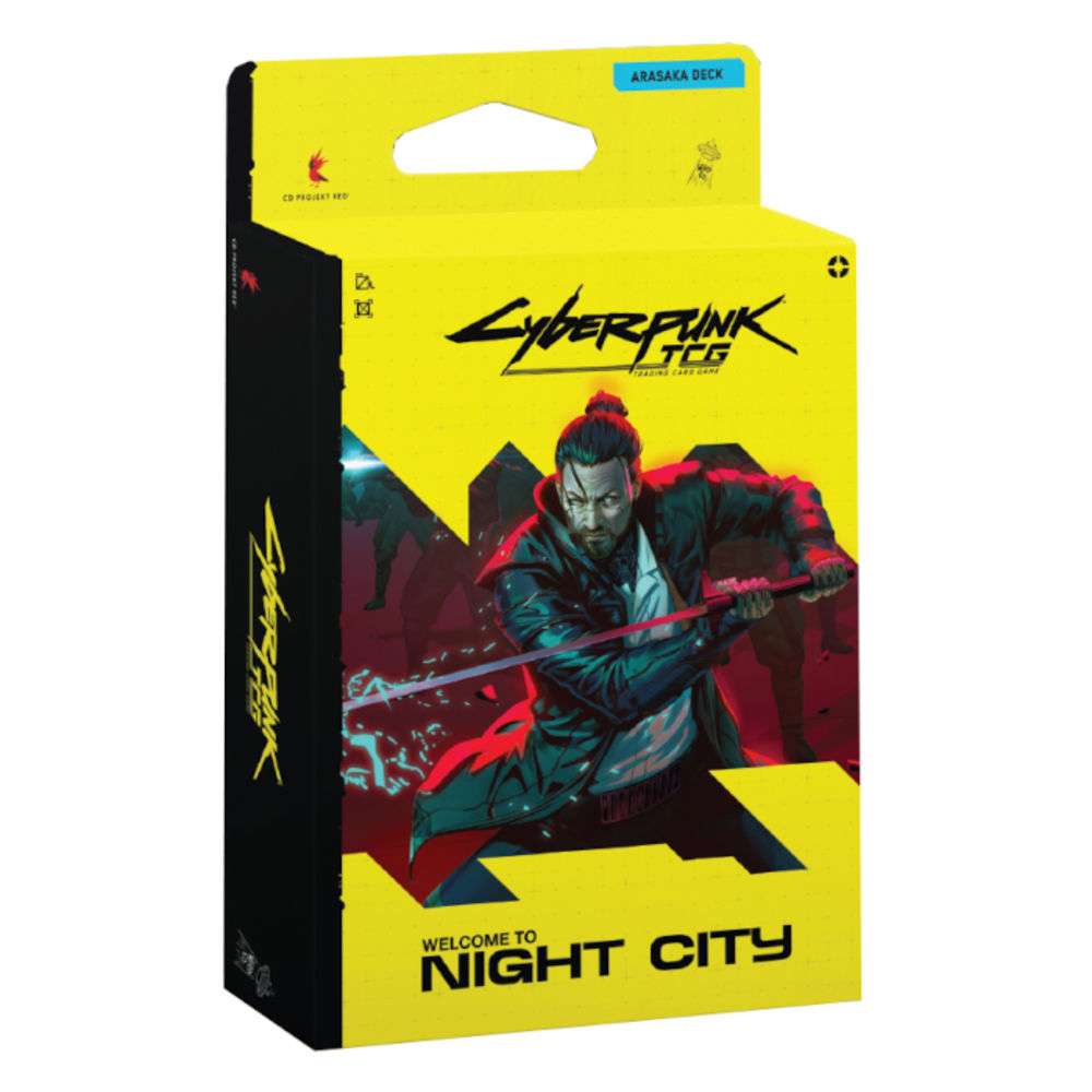 Cyberpunk TCG: Welcome to Night City (Beta) – Starter Deck «Embracing Power» (Inglés)