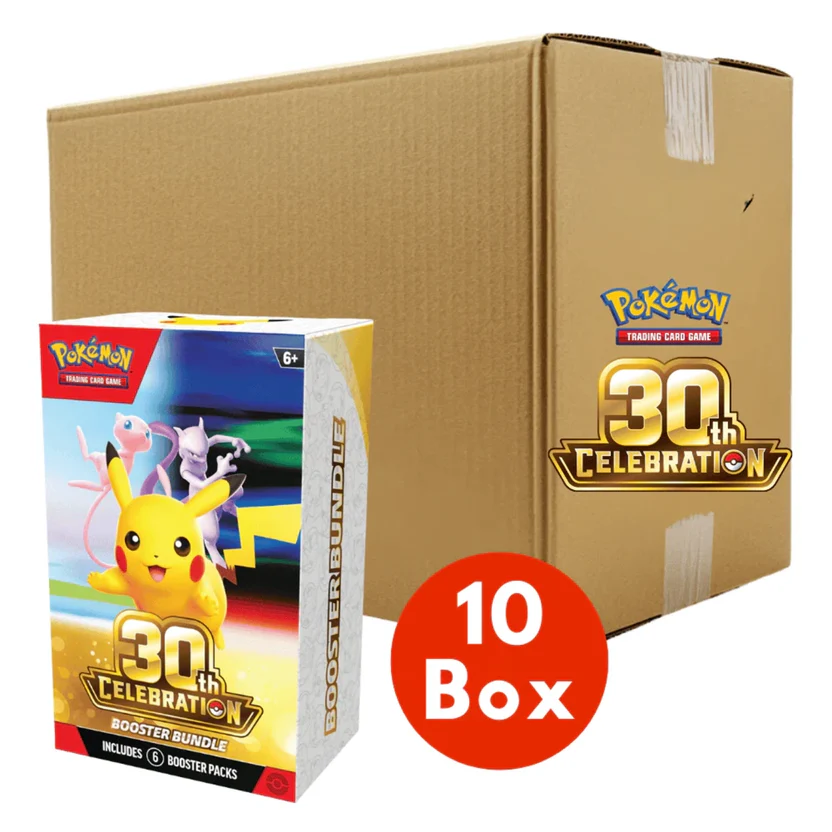 Case Bundle Pokémon TCG: Celebración 30.º Aniversario (RESERVA 100% ASEGURADA)