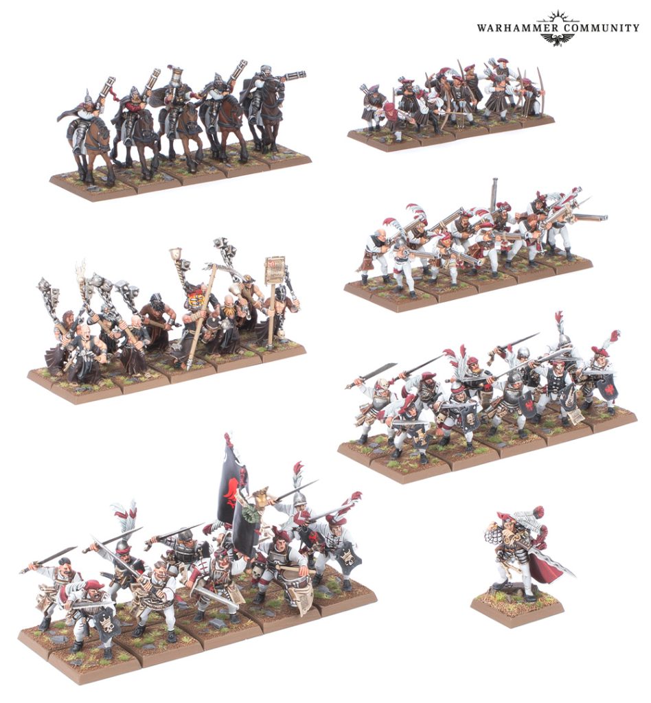 Caja Battle March del Empire of Man para Warhammer: The Old World