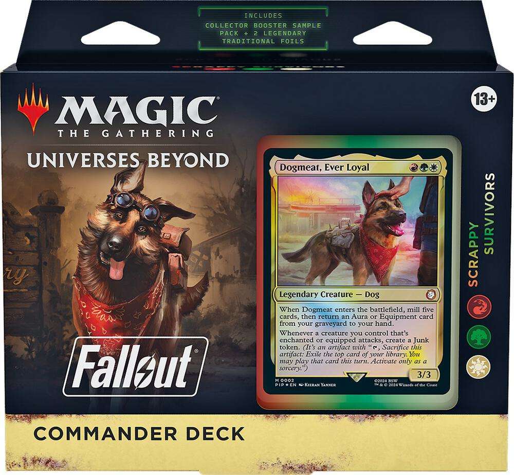 Mazo Commander Scrappy Survivors Fallout Inglés – Magic The Gathering