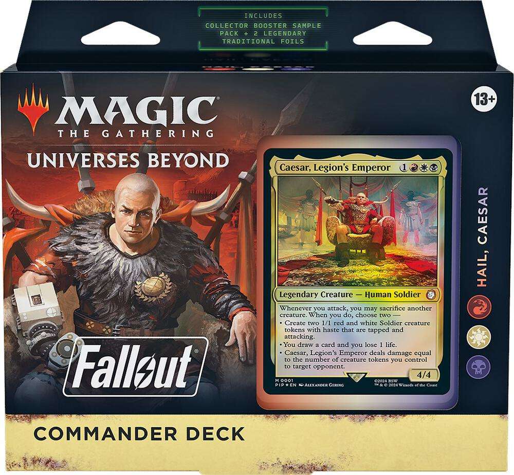 Mazo Commander Hail, Caesar Fallout Inglés – Magic The Gathering