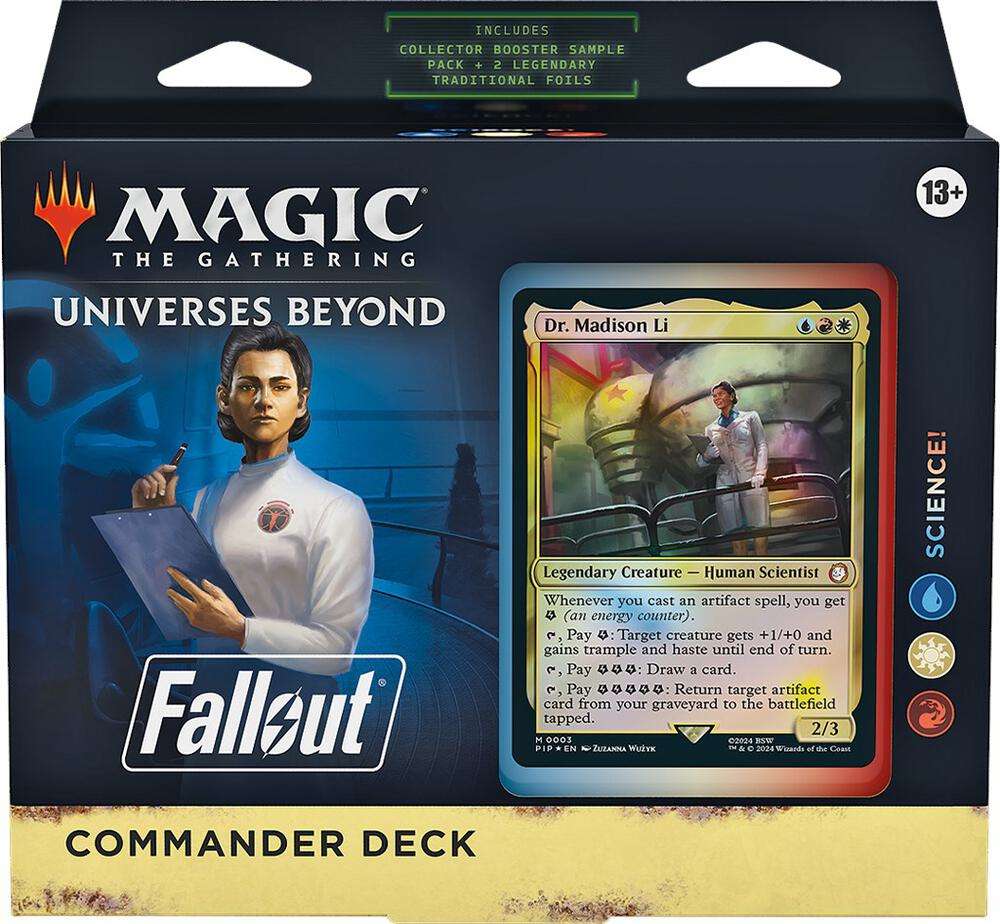 Mazo Commander Science! Fallout Inglés – Magic The Gathering