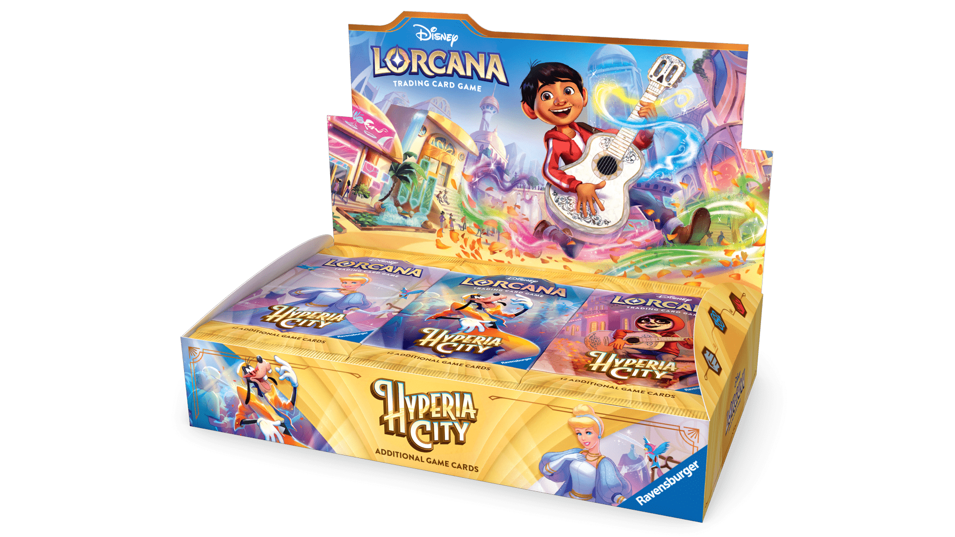 Disney Lorcana: Hyperia City – Booster Box / Display 24 sobres (Inglés)