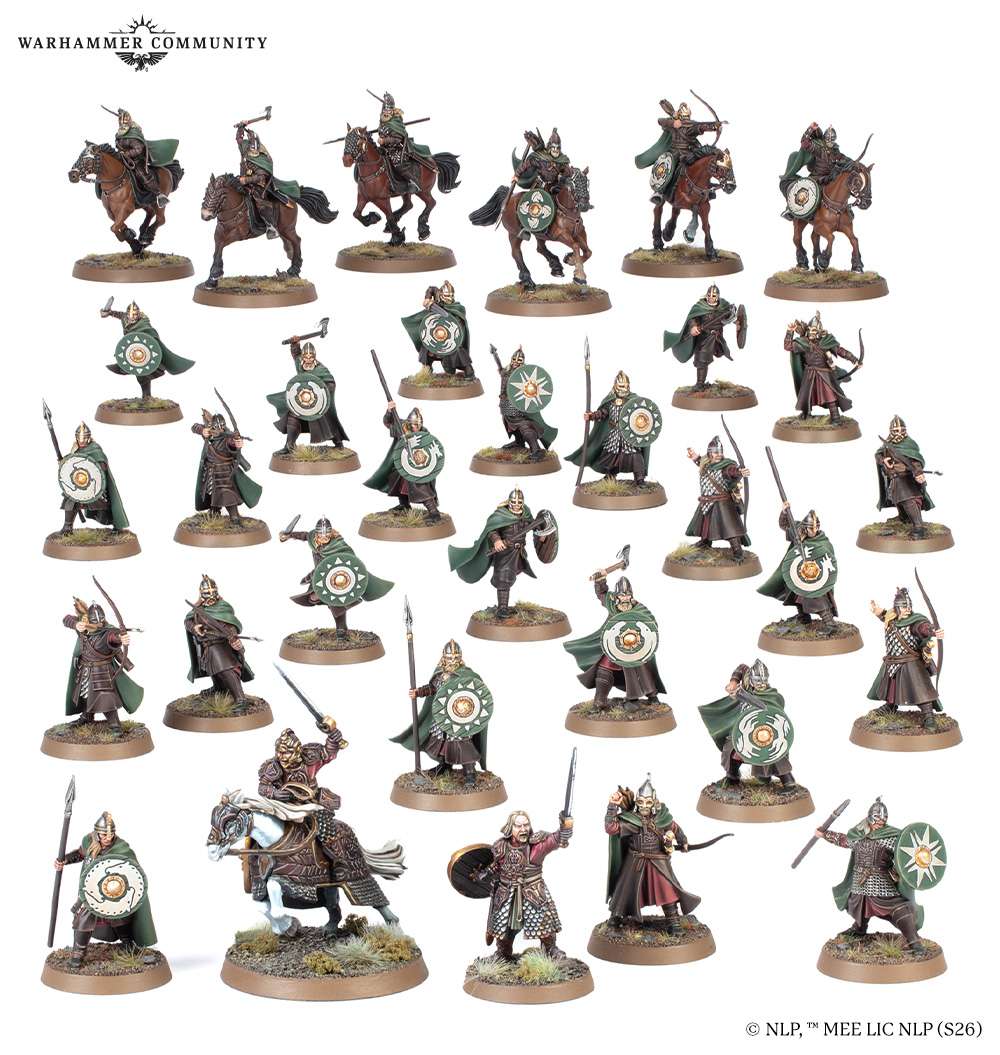 Caja Battlehost de Rohan con el Rey Théoden