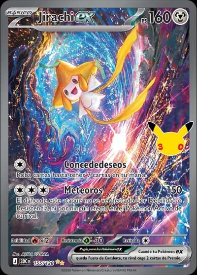 Carta de Jirachi ex de Celebración 30.º Aniversario